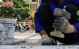 Hà Nội lát vỉa hè bằng đá tự nhiên